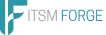 itsm forge logo deep blue and teal